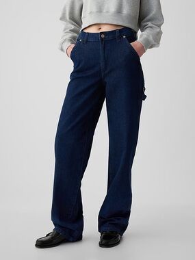 NWT Gap Mid Rise '90s Loose Carpenter Jeans— Size 4 Tall